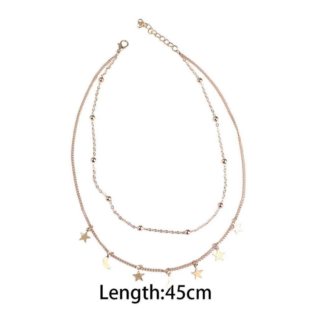 3/$30 ⭐️🌙 Moon and Star Necklace - Picture 6 of 7